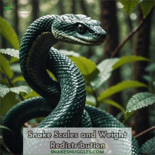 Snake Scales and Weight Redistribution