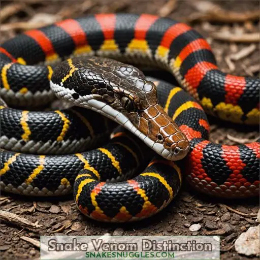 Snake Venom Distinction