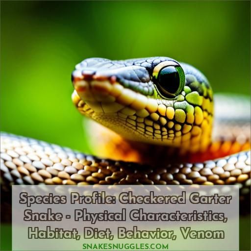 species profile checkered garter snake