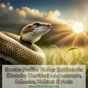 species profile timber rattlesnake with pictures and facts