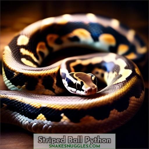 Striped Ball Python