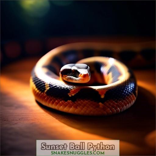 Sunset Ball Python