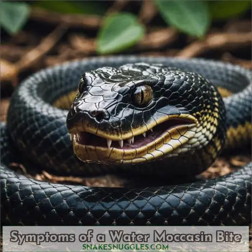 Symptoms of a Water Moccasin Bite