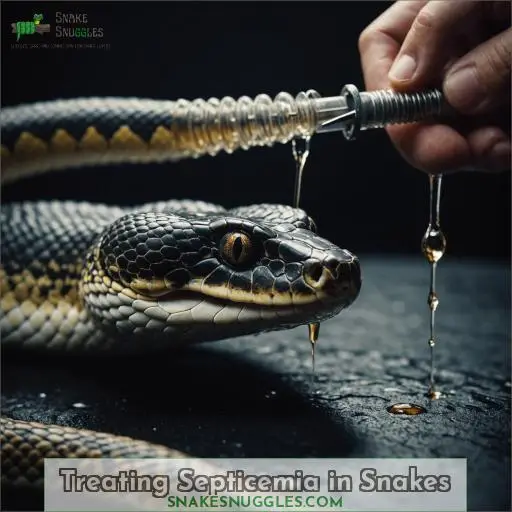 Treating Septicemia in Snakes
