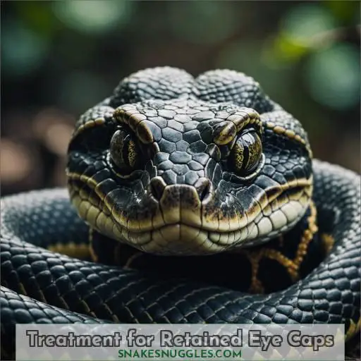 Treatment for Retained Eye Caps
