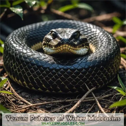 Venom Potency of Water Moccasins