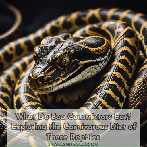 what does a boa constrictor eat
