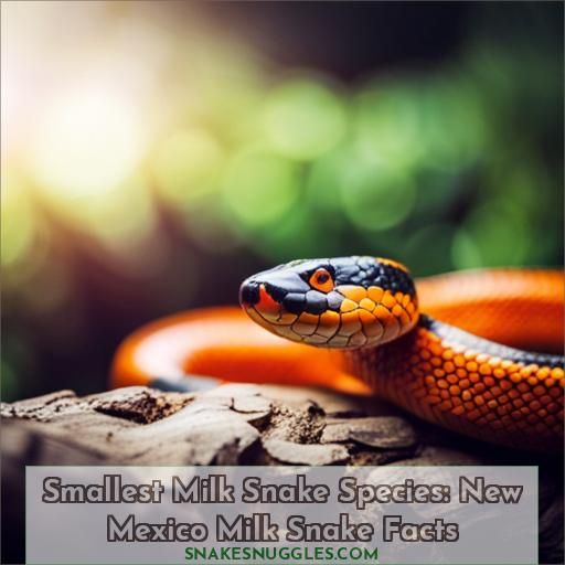 what is the smallest milk snake