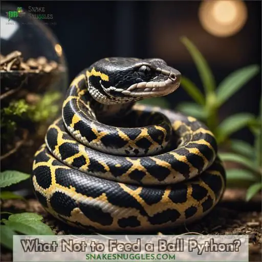 What Not to Feed a Ball Python