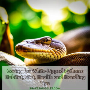 white lipped python care northern and southern