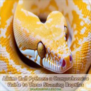 albino ball python