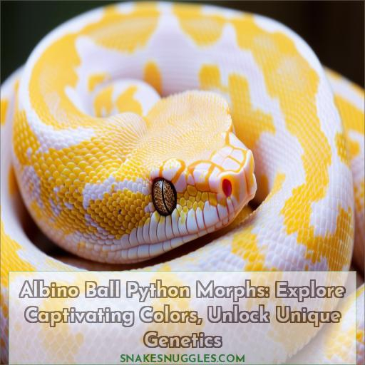 albino ball python morphs
