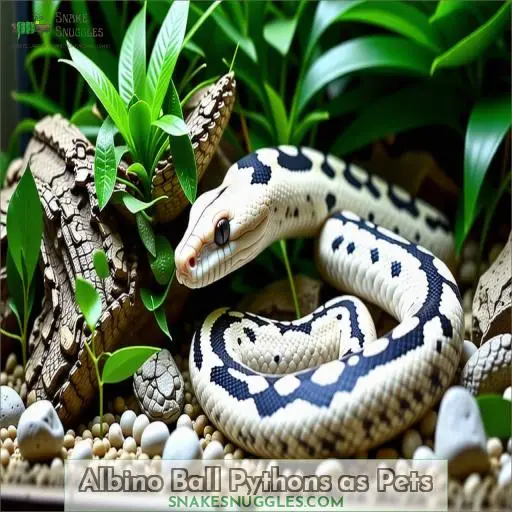 Albino Ball Pythons as Pets