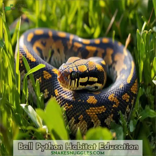 Ball Python Habitat Education