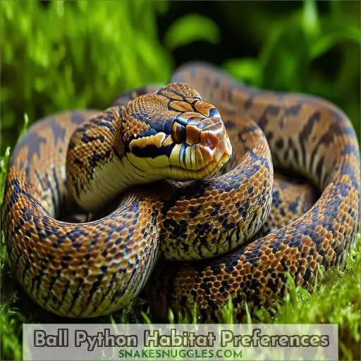 Ball Python Habitat Preferences