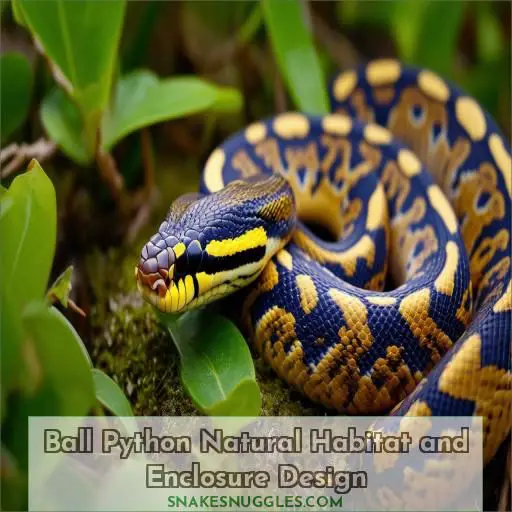 Ball Python Natural Habitat and Enclosure Design