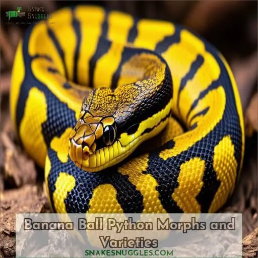 Banana Ball Python Morphs and Varieties