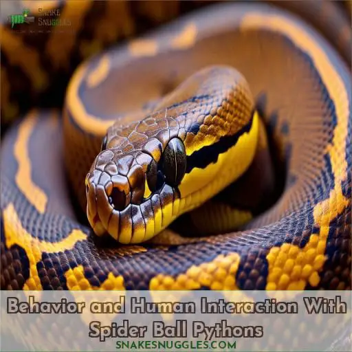 Behavior and Human Interaction With Spider Ball Pythons