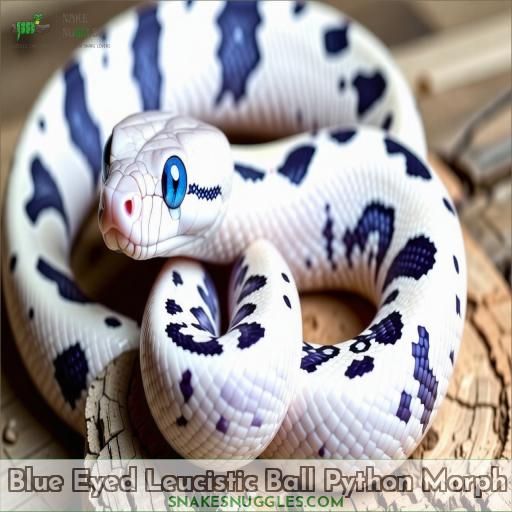 Blue Eyed Leucistic Ball Python Morph
