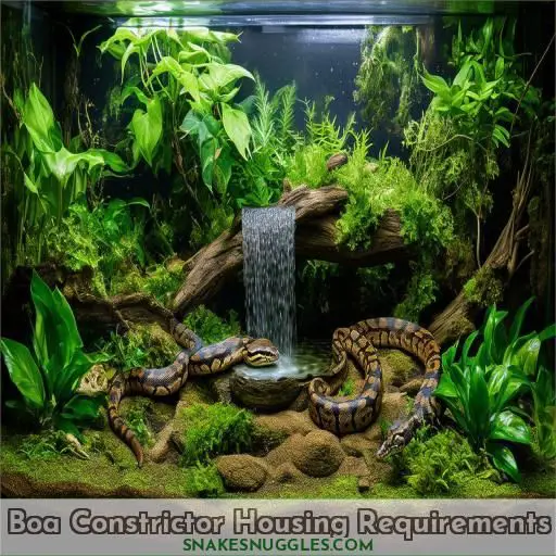 Boa Constrictor Housing Requirements