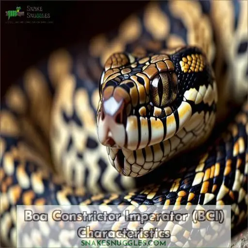 Boa Constrictor Imperator (BCI) Characteristics