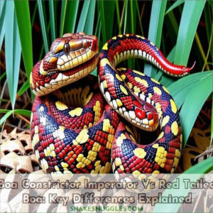 boa constrictor imperator vs red tailed boa constrictor