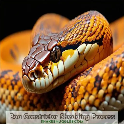 Boa Constrictor Shedding Process
