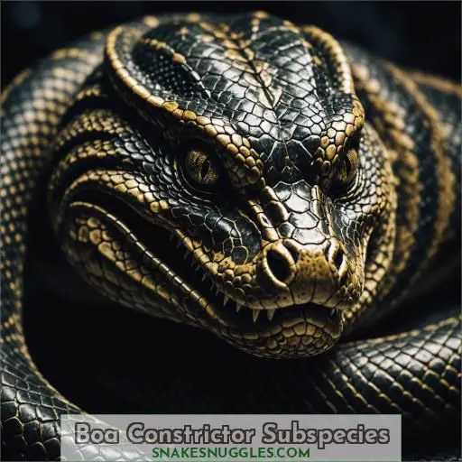 Boa Constrictor Subspecies