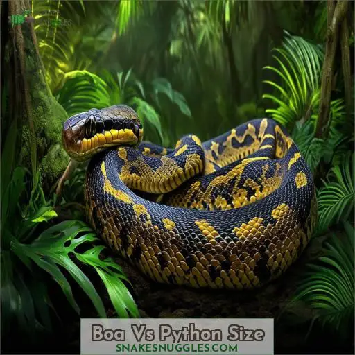 Boa Vs Python Size