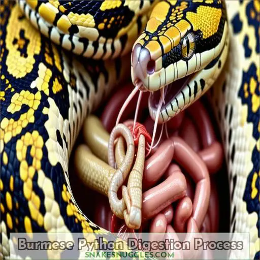 Burmese Python Digestion Process