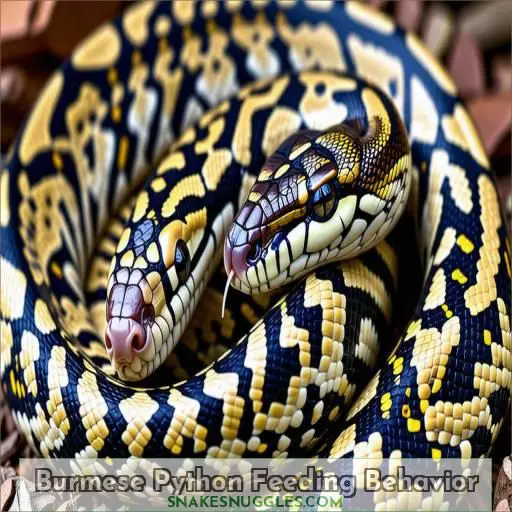 Burmese Python Feeding Behavior