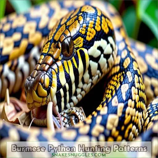 Burmese Python Hunting Patterns