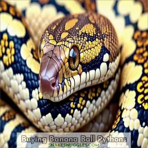 Buying Banana Ball Pythons