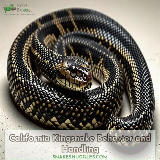 California Kingsnake Behavior and Handling