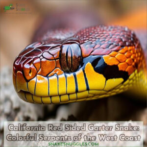 california red sided garter snake