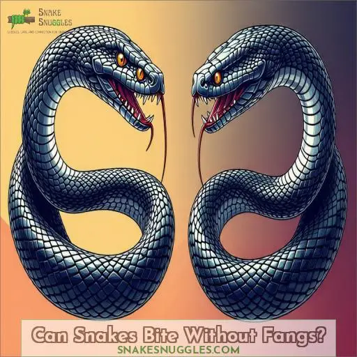 Can Snakes Bite Without Fangs