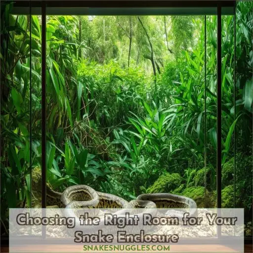 Choosing the Right Room for Your Snake Enclosure