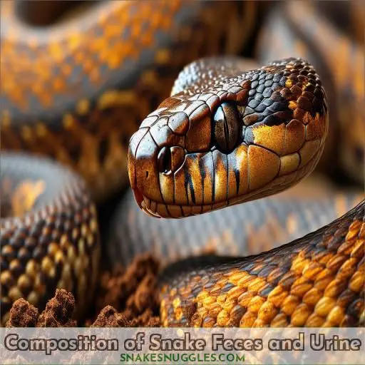 Composition of Snake Feces and Urine