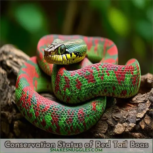 Conservation Status of Red Tail Boas