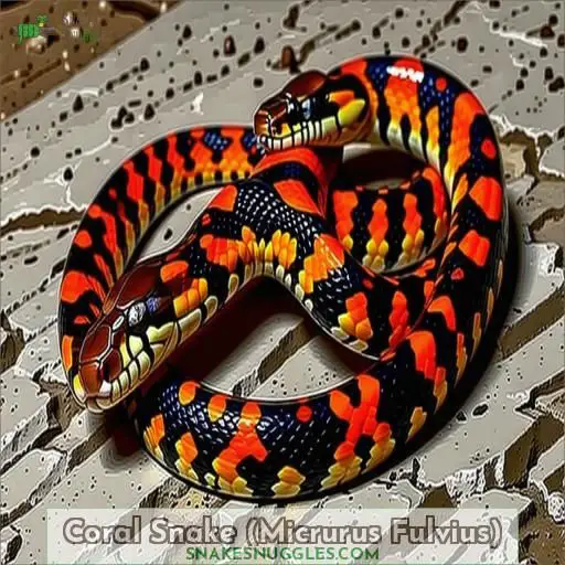 Coral Snake (Micrurus Fulvius)