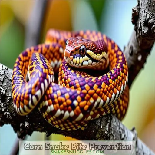 Corn Snake Bite Prevention