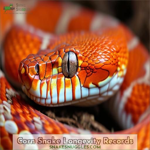 Corn Snake Longevity Records