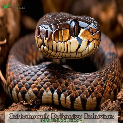 Cottonmouth Defensive Behaviors