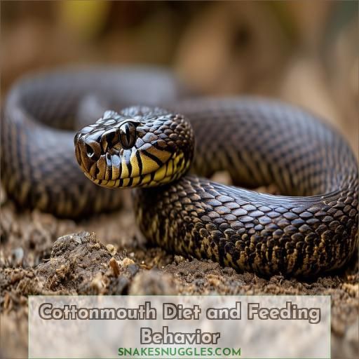 Cottonmouth Diet and Feeding Behavior