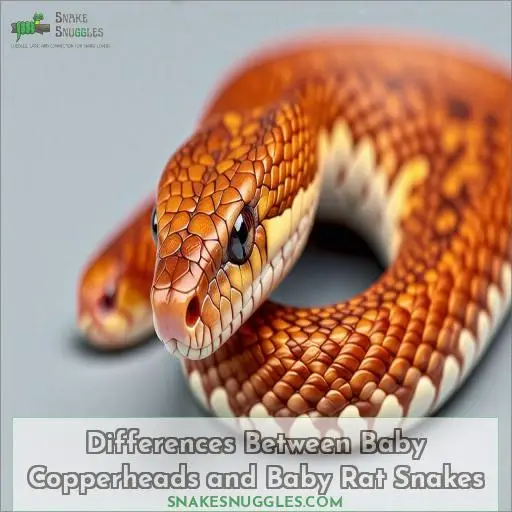 Differences Between Baby Copperheads and Baby Rat Snakes