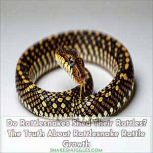 do rattlesnakes shed their rattles