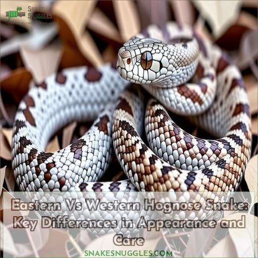 eastern vs western hognose snake
