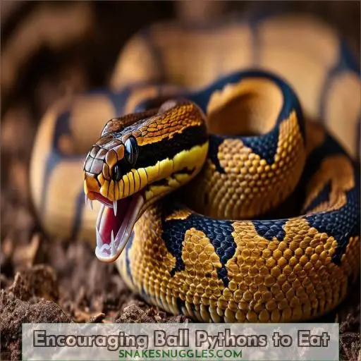 Encouraging Ball Pythons to Eat