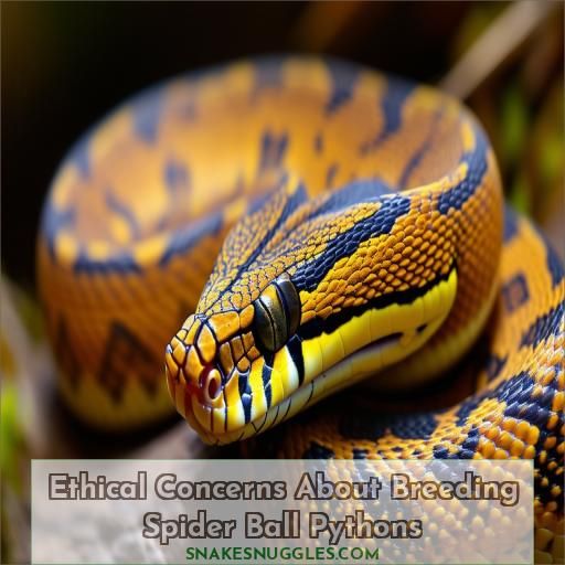 Ethical Concerns About Breeding Spider Ball Pythons