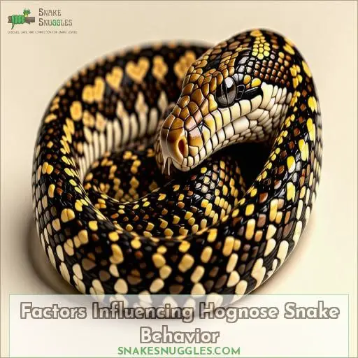 Factors Influencing Hognose Snake Behavior